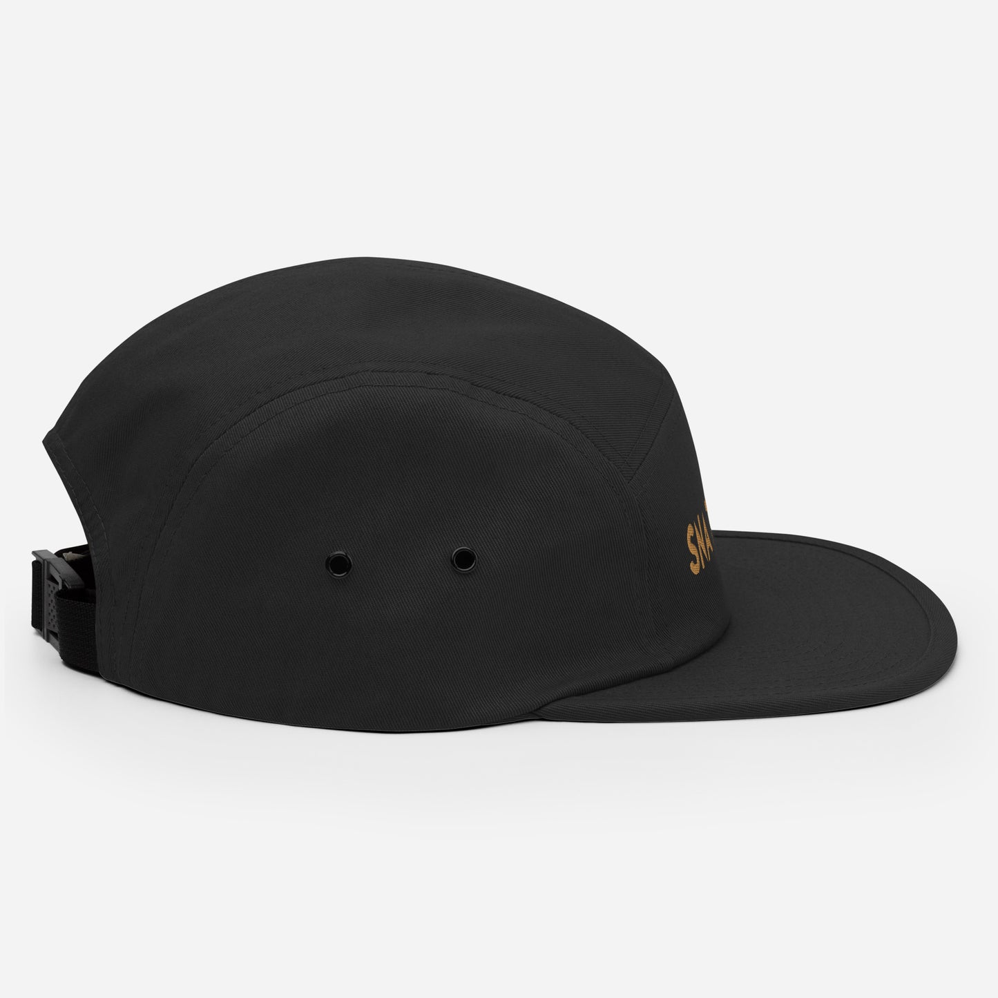 SNATCH Black 5 Panel Cap