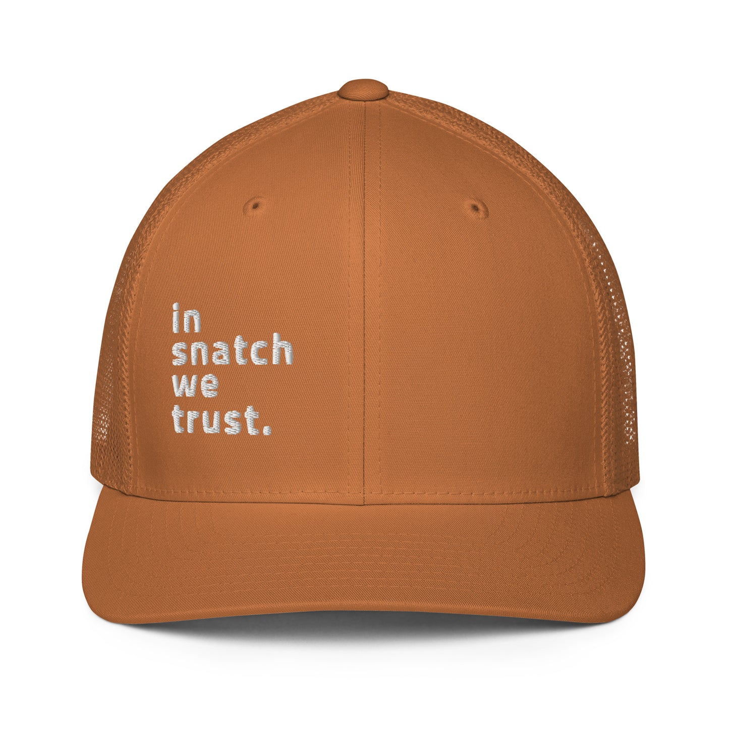 Trust closed-back trucker rust